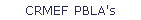 CRMEF PBLA's